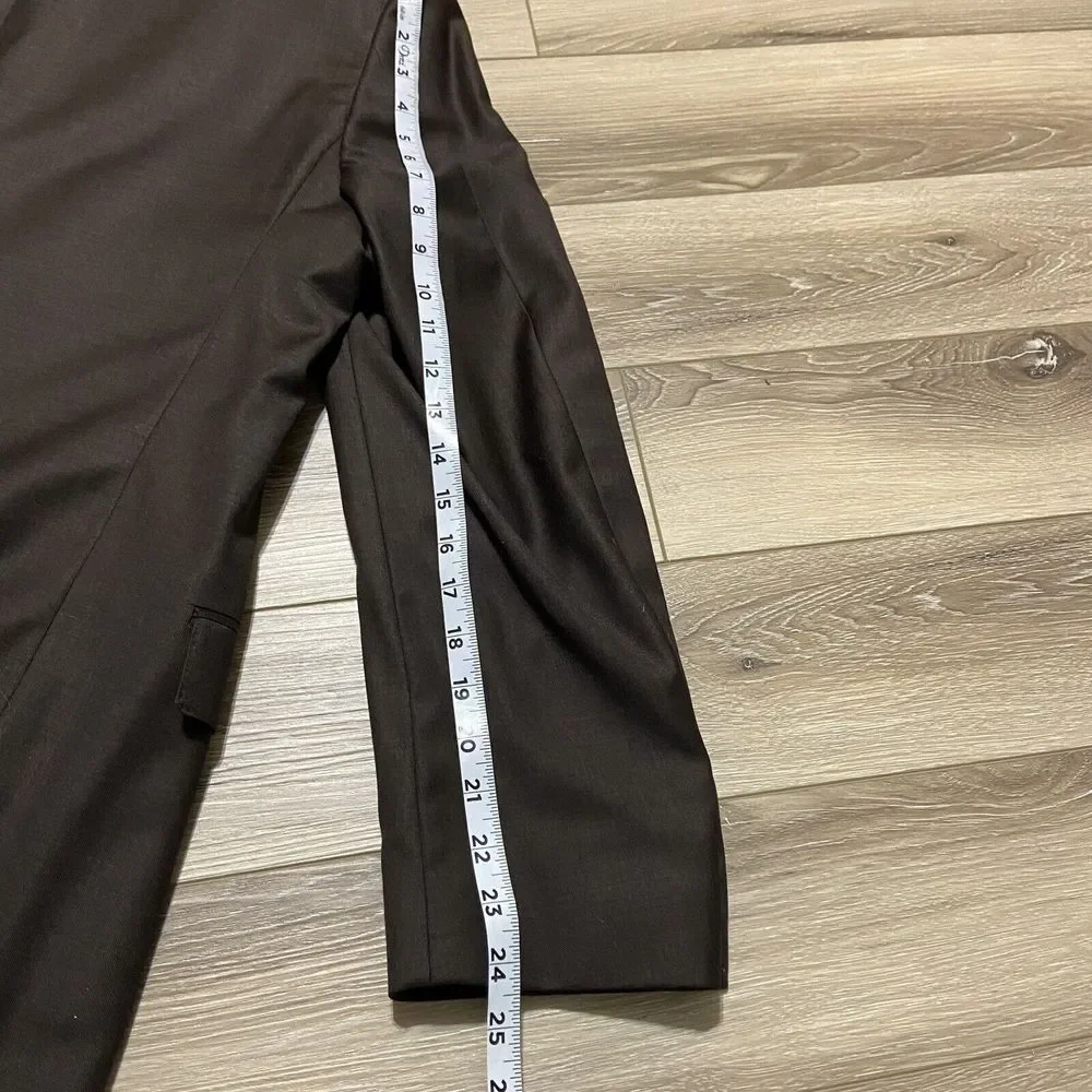 Loro Piana Wool Blazer 42L‎ Daniel Cremieux Men's Brown Sports Coat